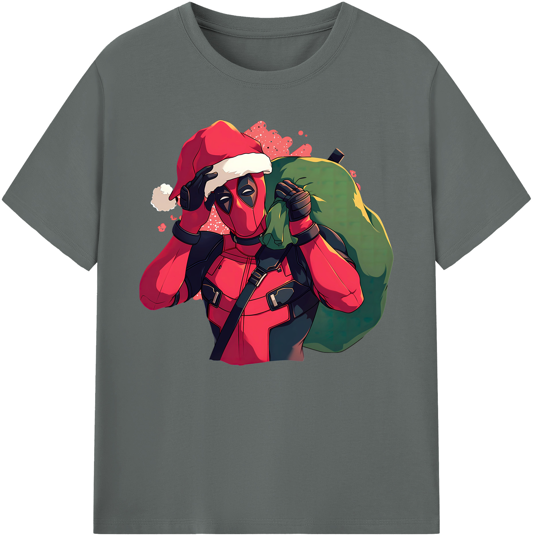 （画像用） Deadpool デッドプール 綿100％ メンズ半袖Tシャツ｜肌触りやわらか＆通気性